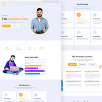 Personal Portfolio Website - Light Version