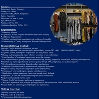 Sample Recruitment Circular for GM/DGM – Quality Assurance