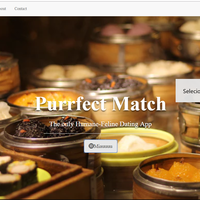 A simple landing page