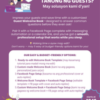 Ad Image promoting Guest Welcome Book