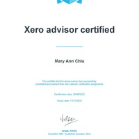 Xero Advisor Certified
