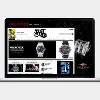 Plaza Watch website design