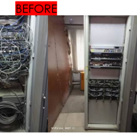 OUTLOOK OF STANDING RACK REVAMPING (BEFORE AND AFTER)
