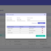 Dashboard- Advanced filters options for Elysian