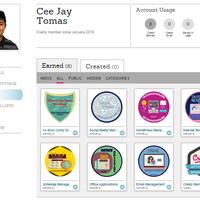 Credly Badges from Virtual Assistant Bootcamp