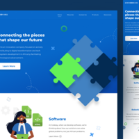 Tech Start-up Landing Page