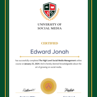 Social Media Cert