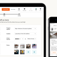 UX/UI Design Concept for Etsy