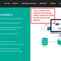 Software QA Engineer for ZAPBI