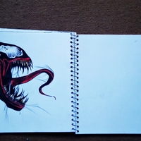 Venom vs Alien Fantasy Artwork