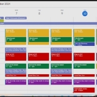 Calendar management work sample 