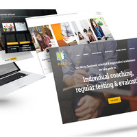 Academy website + logo