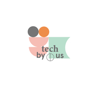 tech by us logo design