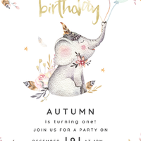 Examples of My Invitations 