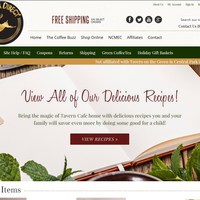 Volusion eCommerce website for gifts and coffee