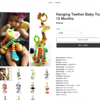 Shopify Product Listing