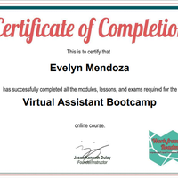 VABootcamp Certificate of Completion