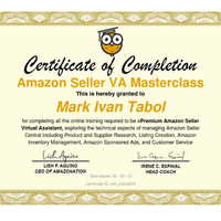 Amazon Seller VA Masterclass Graduate