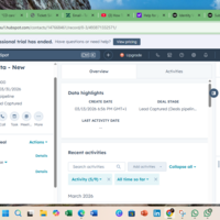 Hubspot CRM deal Management & Lead tracking