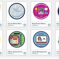 Badges earned in each courses