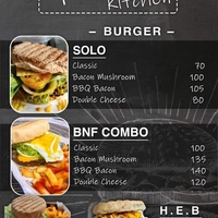 Frankie's Kitchen Menu P1