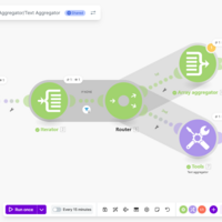 Data Processing and Email Generation (Make)