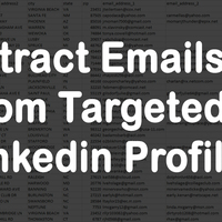 Extract Emails From Targeted Linkedin