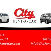 Business Card for City Rent-A-Car