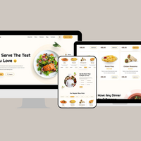 Landing Page for a Modern Food App