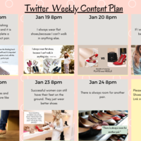 Twitter Content creation and plan