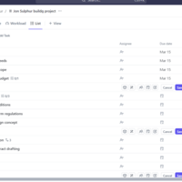 CRM setup for an Architecture firm on Clickup