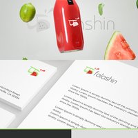 Falashin - juice bar logo design