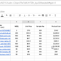 Product Sourcing Alibaba/AliExpress