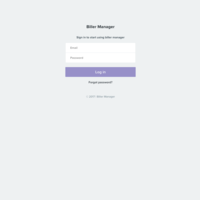Utility biller sign up