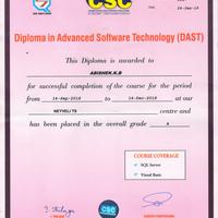 SQL AND VISUAL BASIC CERTIFICATE