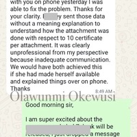 Happy Client Feedback (Support Service)