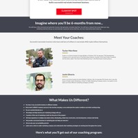 lead gen/sales funnel for a $25k program with limited spots!