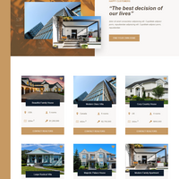 A estate management website using CSS grid technology