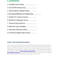 Creating WordPress Manual  Guide