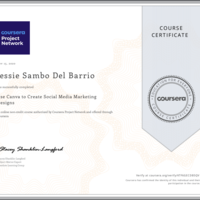 Canva Certificate from Coursera
