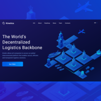 ICO Landing Page Design Concept