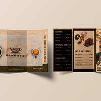 Brochure Flyer Coffee