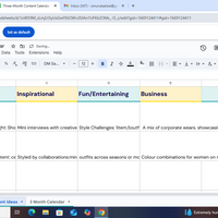 Developed a content calendar for LinkedIn 