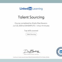 Talent Sourcing Certificate