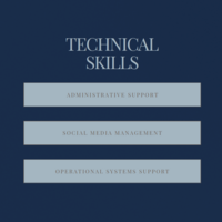 Technical skills I offer
