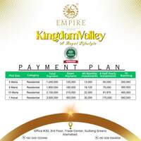payment plan in kingdom valley housing society
