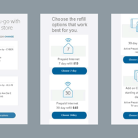 Xfinity Wireframes