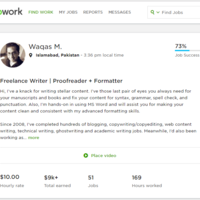 Upwork Profile Stats
