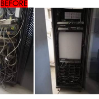 OUTLOOK OF STANDING RACK REVAMPING (BEFORE AND AFTER)