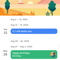 Calendar management .